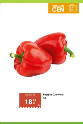 Papryka czerwona luz Biedronka promocja w Biedronka