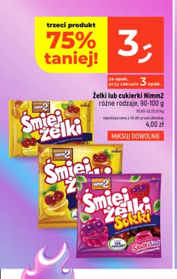 Żelki Nimm2 Śmiejżelki promocja w Dealz