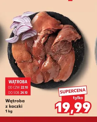 Wątroba z kaczki promocja w Kaufland
