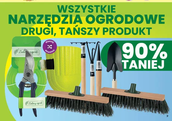 Narzędzia ogrodowe promocja w Dino