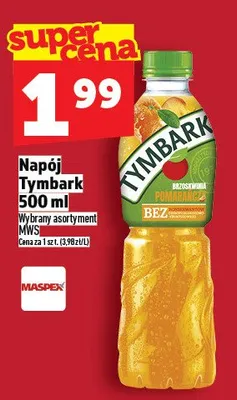 Napój Tymbark promocja w TOPAZ