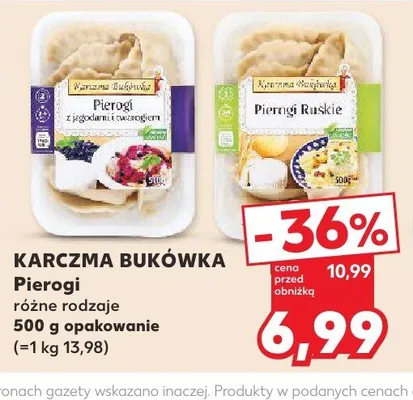 Pierogi Karczma Bukówka promocja w Kaufland