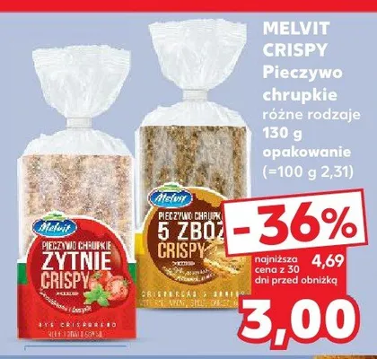 Pieczywo chrupkie różne rodzaje promocja w Kaufland