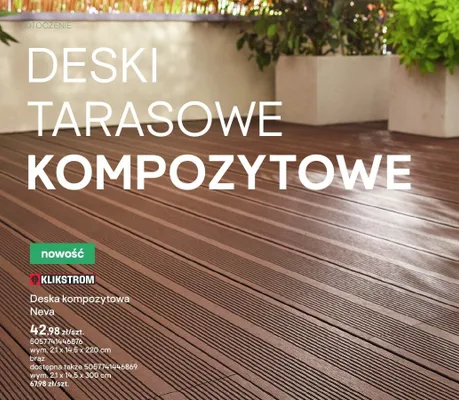 Deska kompozytowa Neva promocja w Castorama