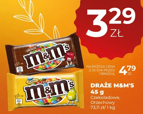 Draże M&M's Czekoladowe, Orzechowy promocja w Duży Ben
