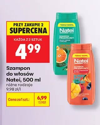 Szampon do włosów Natei promocja w Biedronka