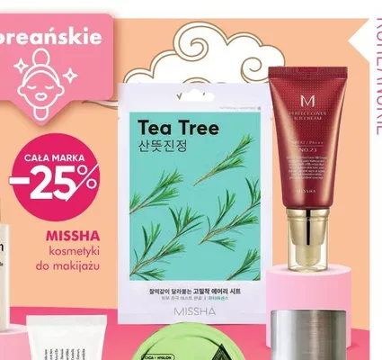 Kosmetyki do makijażu Missha promocja w Super-Pharm