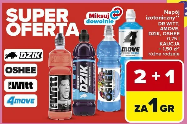 Napój izotoniczny Dr Witt promocja w Carrefour
