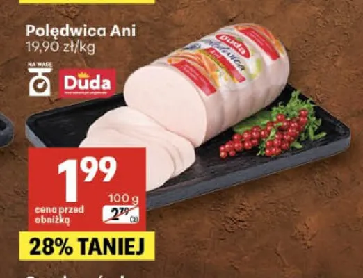 Polędwica Ani Duda promocja w Delikatesy Centrum
