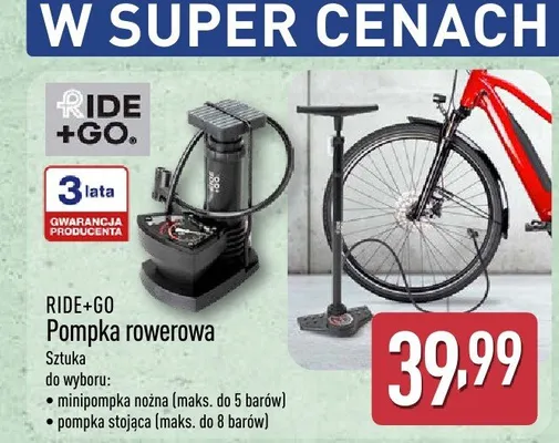Pompka rowerowa promocja w Aldi