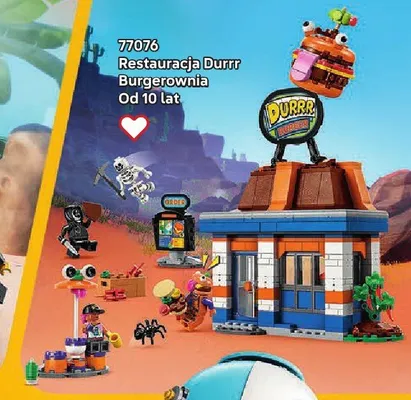 Klocki LEGO Fortnite 77076 Restauracja Durrr Burgerownia promocja w LEGO
