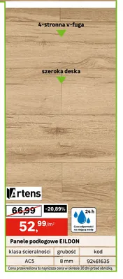 Panele podłogowe Eildon Artens promocja w Leroy Merlin