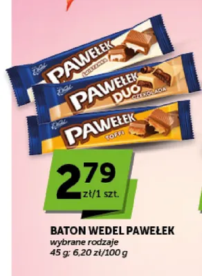 Baton Wedel Pawełek toffi promocja w ABC