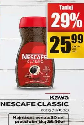 Kawa Nescafe Classic promocja w Supeco