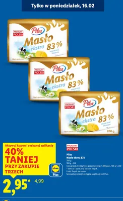 Masło promocja w Lidl