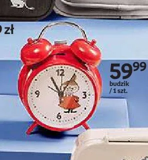 Budzik Moomin czerwony promocja w Empik