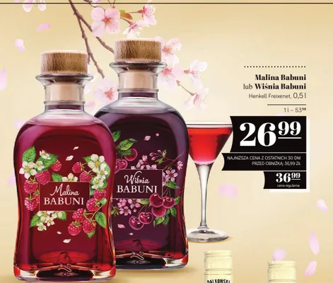 Likier Malina Babuni promocja w POLOmarket