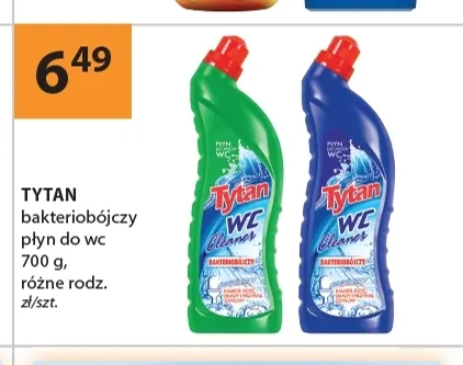 Bakteriobójczy płyn do WC Tytan promocja w Drogerie Laboo