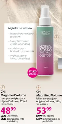 Mgiełka BOSKO COSMETICS zwiększająca objętość włosów promocja w Hebe
