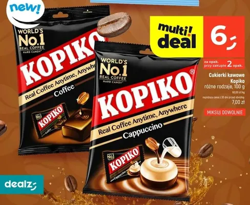 Cukierki kawowe Kopiko Coffee promocja w Dealz
