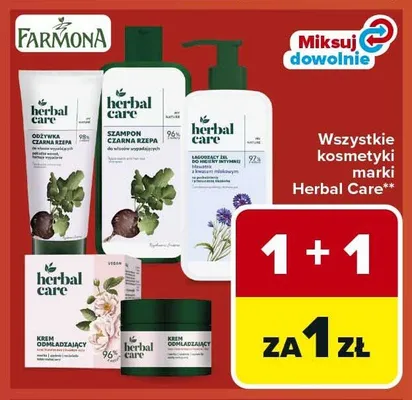 Łagodzący żel do higieny intymnej Herbal Care promocja w Carrefour