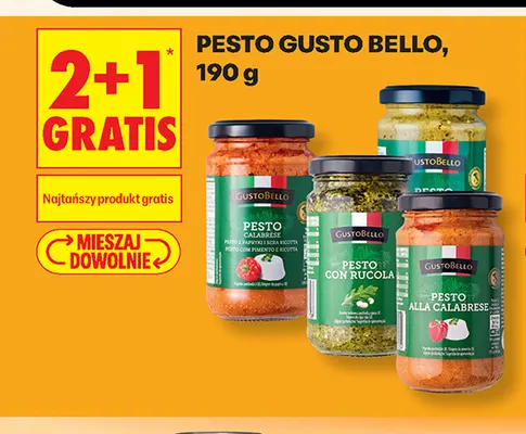Pesto calabrese Gusto Bello promocja w Biedronka