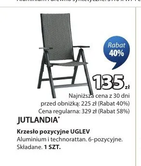 Krzesło pozycyjne Jutlandia Uglev promocja w Jysk