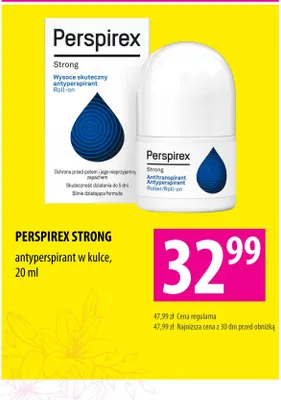 Antyperspirant w kulce Perspirex Strong Roll-on promocja w Hebe