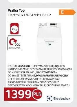 Pralka Top Electrolux EW6TN15061FP promocja w kakto.pl