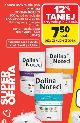 Karma mokra dla psa PREMIUM DOLINA NOTECI 500 g promocja w Carrefour