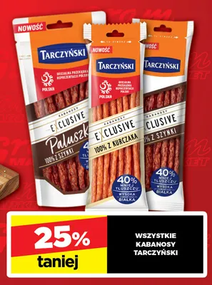 Kabanosy Tarczyński promocja w Gram Market
