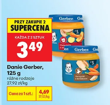 Danie różne rodzaje promocja w Biedronka