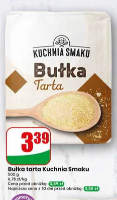 Bułka tarta Kuchnia Smaku promocja w Dino