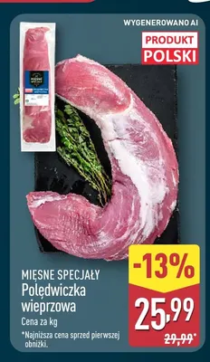 Polędwiczka wieprzowa Mięsne Specjały promocja w Aldi