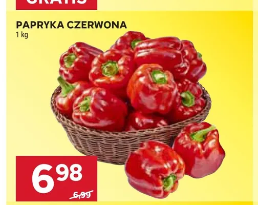 Papryka czerwona promocja w Stokrotka