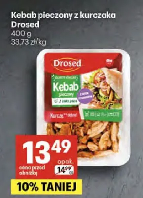Kebab pieczony z kurczaka Drosed promocja w Delikatesy Centrum