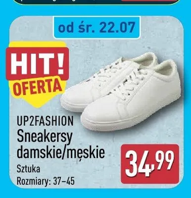 Sneakersy damskie UP2FASHION promocja w Aldi