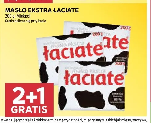 Masło ekstra Łaciate promocja w Stokrotka