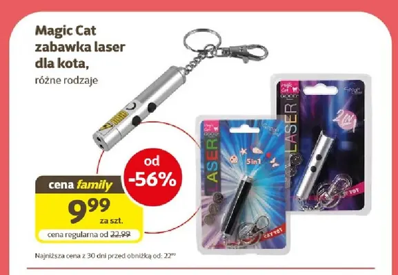 Zabawka laser dla kota Magic Cat promocja w Super Zoo