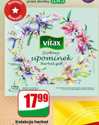 Kolekcja herbat ziołowy upominek Herbal gift promocja w Dino