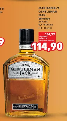 Whiskey Gentleman Jack promocja w Kaufland