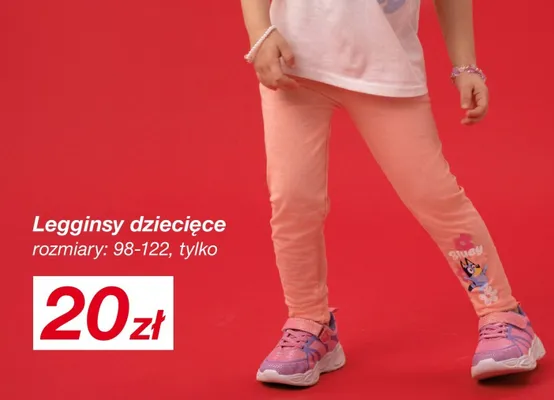 Legginsy dziecięce Bluey promocja w KiK