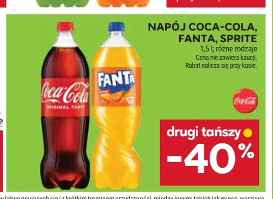 Napój gazowany Coca-Cola promocja w Stokrotka