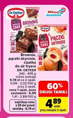 Brownie do air fryera Dr. Oetker promocja w Carrefour Market