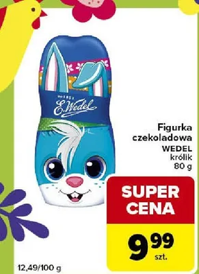 Figurka czekoladowa królik promocja w Carrefour Express