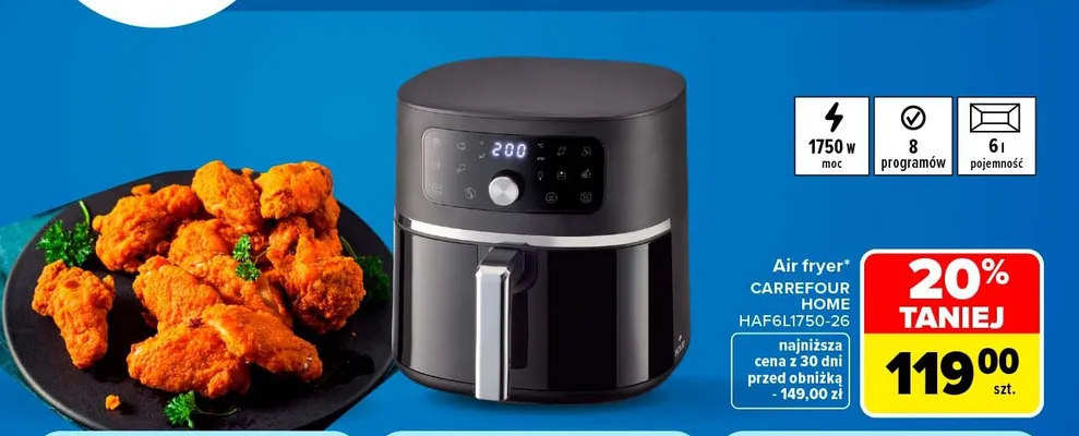 Air fryer Carrefour Home promocja w Carrefour Market