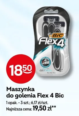 Maszynka do golenia Flex 4 promocja w Żabka