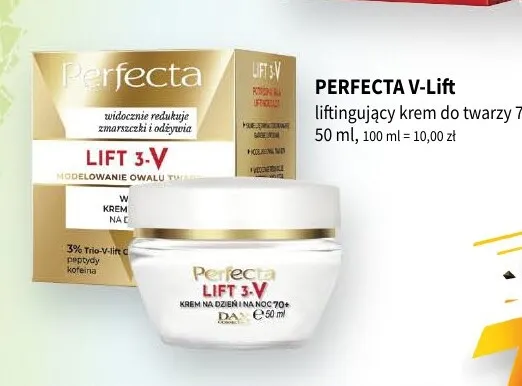 Liftingujący krem do twarzy 70+ Perfecta V-Lift promocja w Drogerie Polskie