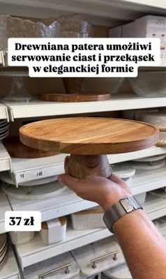 Patera drewniana promocja w Pepco