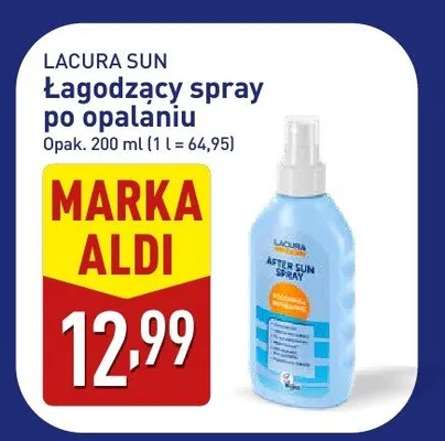 Łagodzący spray po opalaniu Lacura Sun promocja w Aldi